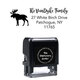 Moose Rectangular Self-Inking Stamp Image 1 of 3